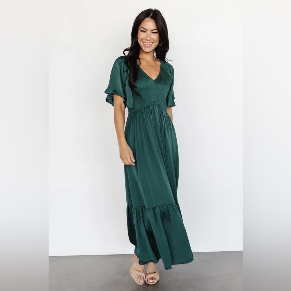 Baltic born Lovell Smocked Midi dress